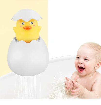 Cute Duck & Penguin Egg Water Spray Sprinkler Toy – Fun Bathing & Swimming Water Toy for Kids