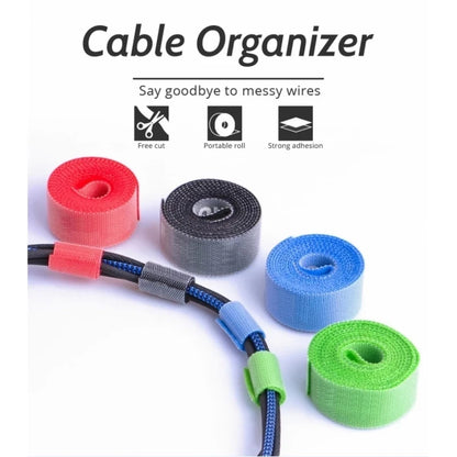 Cable Organizer – Wire Management Tape for Earphones, Mouse Cords, and More (1/3/5M Options)