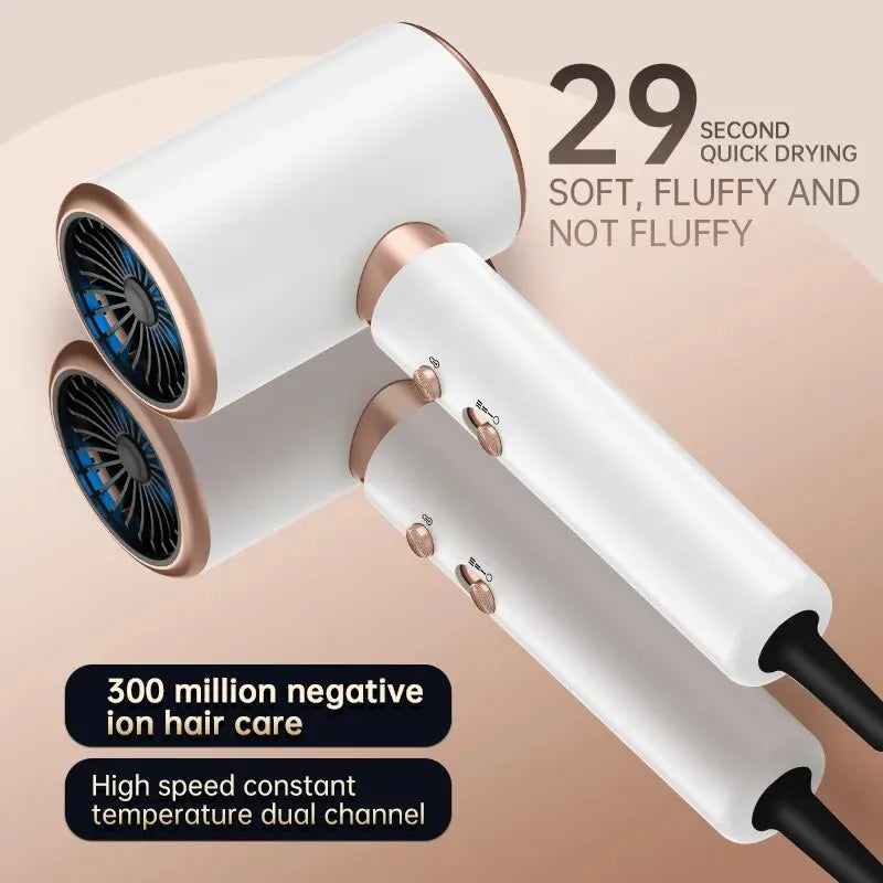 High-Speed Electric Turbine Hair Dryer – 2000W Low Noise, Quick-Drying Hair Care with Constant Temperature for Home & Salon Use