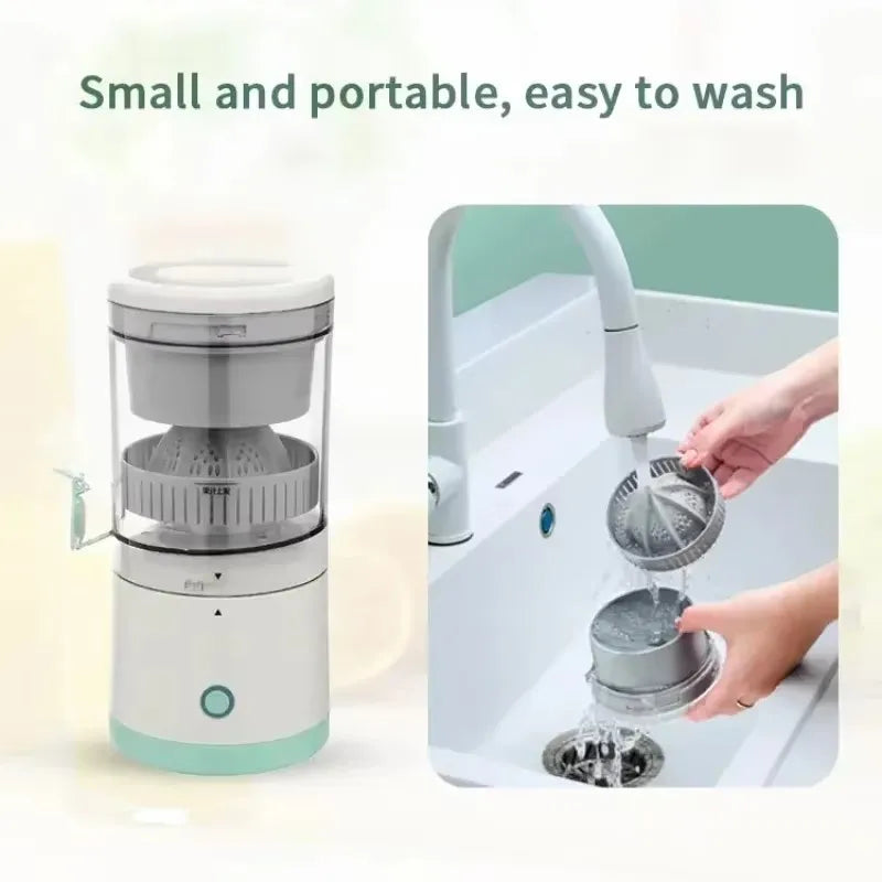 Extractor Fully Automatic Fruit Juicer – Portable USB Juicing Machine with Residue Separation for Fresh, Healthy Juice