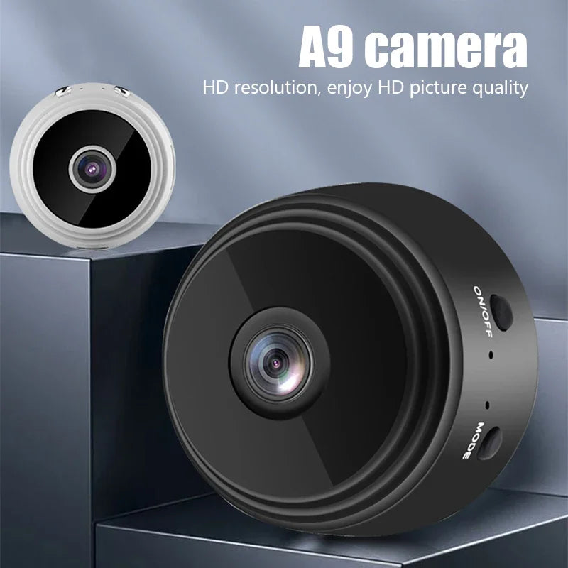 A9 WiFi Mini Wireless Security Camera - Smart Home Video Recorder for Infant and Pet Monitoring