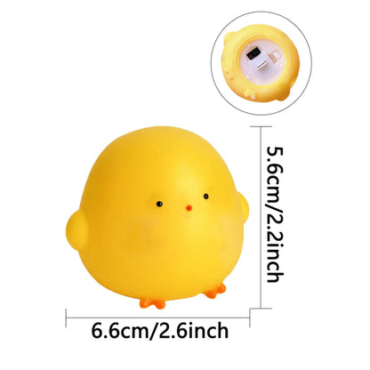 Cute Duck Night Light - Cartoon Animal LED Lamp for Kids' Bedroom & Holiday Gifts