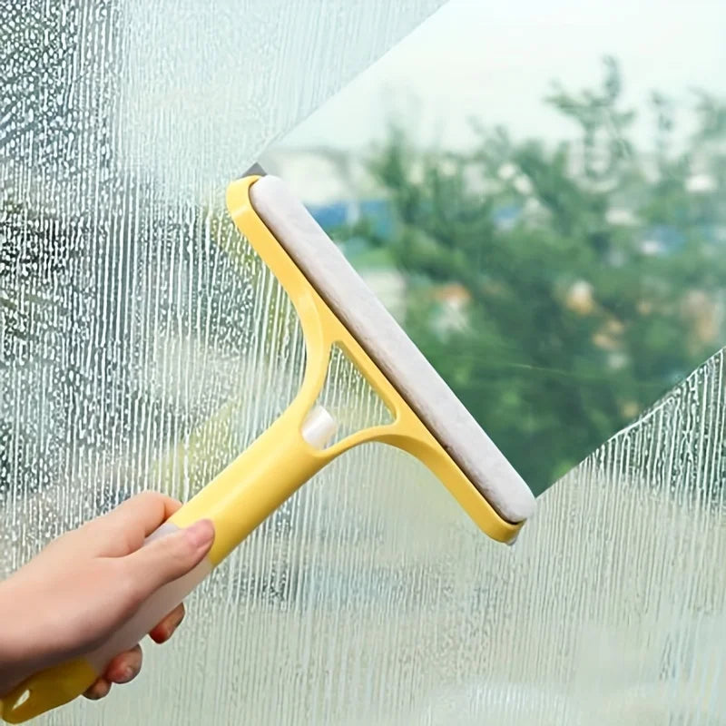 Multifunctional Glass Wiper with Built-in Watering Can – All-in-One Cleaning Tool for Mirrors, Windows, and Cars