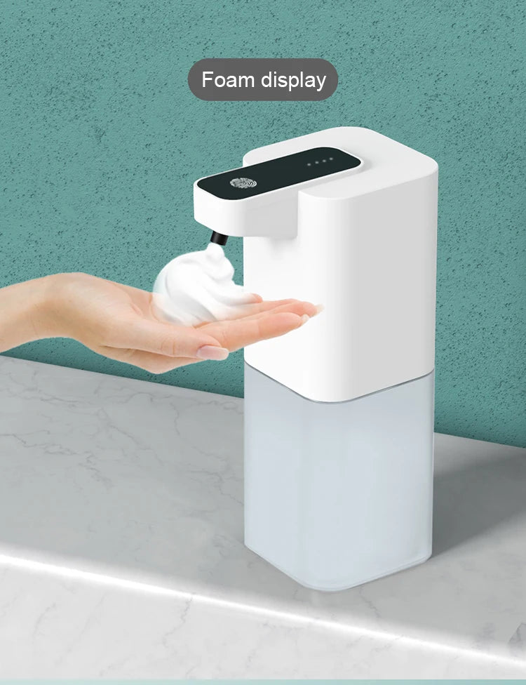 Automatic Liquid Soap Dispenser - Touchless Infrared Sensor, USB Rechargeable Smart Foam Machine for Hands-Free Soap Dispensing