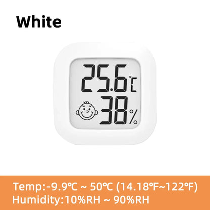 LCD Digital Thermometer Hygrometer - Indoor Temperature and Humidity Sensor Gauge for Home Weather Monitoring