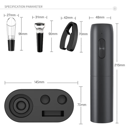 Electric Wine Bottle Opener – Automatic Corkscrew with Charging Base | Battery-Powered Wine Tool for Effortless Bottle Opening