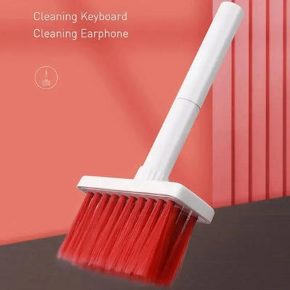 5-in-1 Multifunctional Keyboard Cleaning Brush & Earphone Keycap Puller - Wireless Earbuds & Dust Remover Tool for Computer, Laptops, and Electronics