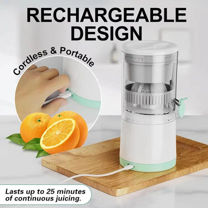 Extractor Fully Automatic Fruit Juicer – Portable USB Juicing Machine with Residue Separation for Fresh, Healthy Juice