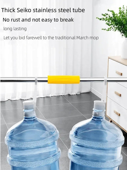 Triangle 360° Cleaning Mop – Telescopic Self-Draining Mop for Household Ceilings, Walls, and Tiles