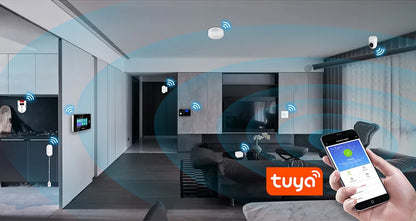 WiFi Indoor Surveillance Camera - Tuya Smart Home IP Security Camera with AI Detection & Automatic Tracking for Baby Monitoring