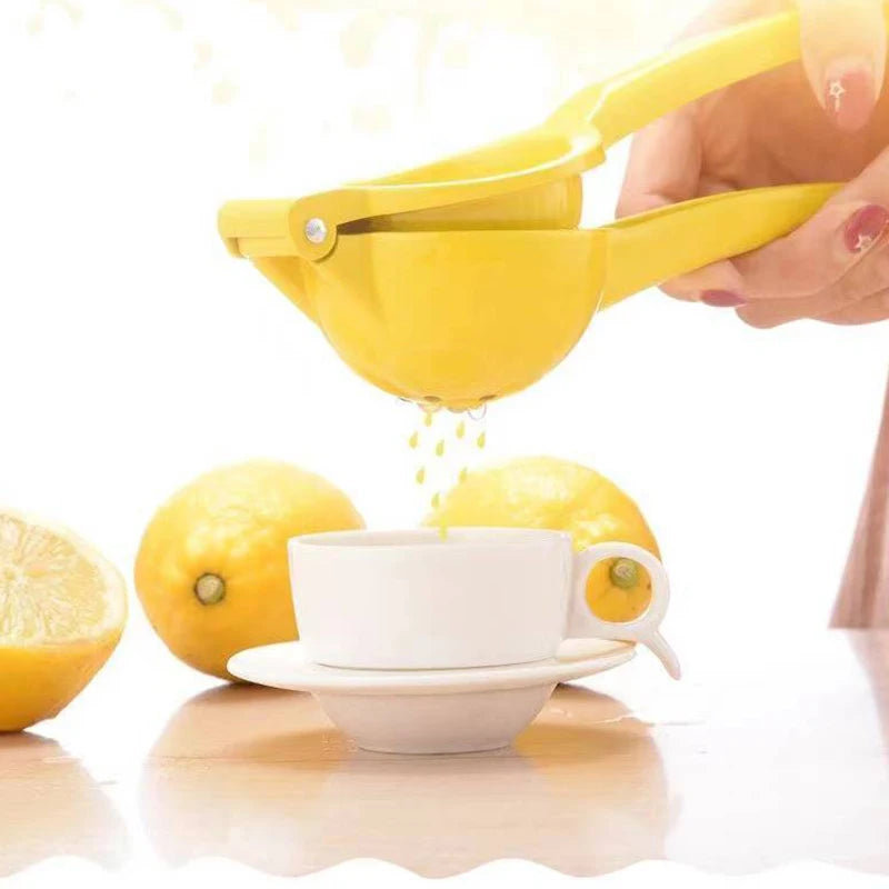 Manual Lemon Squeezer – Aluminum Alloy Hand-Pressed Juicer for Oranges & Lemons | Portable Kitchen Tool