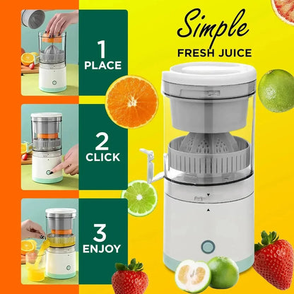 Extractor Fully Automatic Fruit Juicer – Portable USB Juicing Machine with Residue Separation for Fresh, Healthy Juice