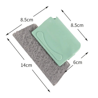 Window Groove Cleaning Brush – Scouring Pad Tool for Effortless Window Slot Cleaning