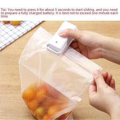 Portable Mini Heat Bag Sealing Machine - Thermal Plastic Food Packaging Sealer for Freshness