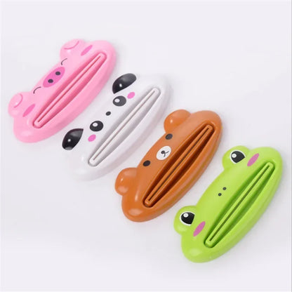 Cartoon Toothpaste Squeezer – Multifunctional Kitchen & Bathroom Gadget for Home Organization