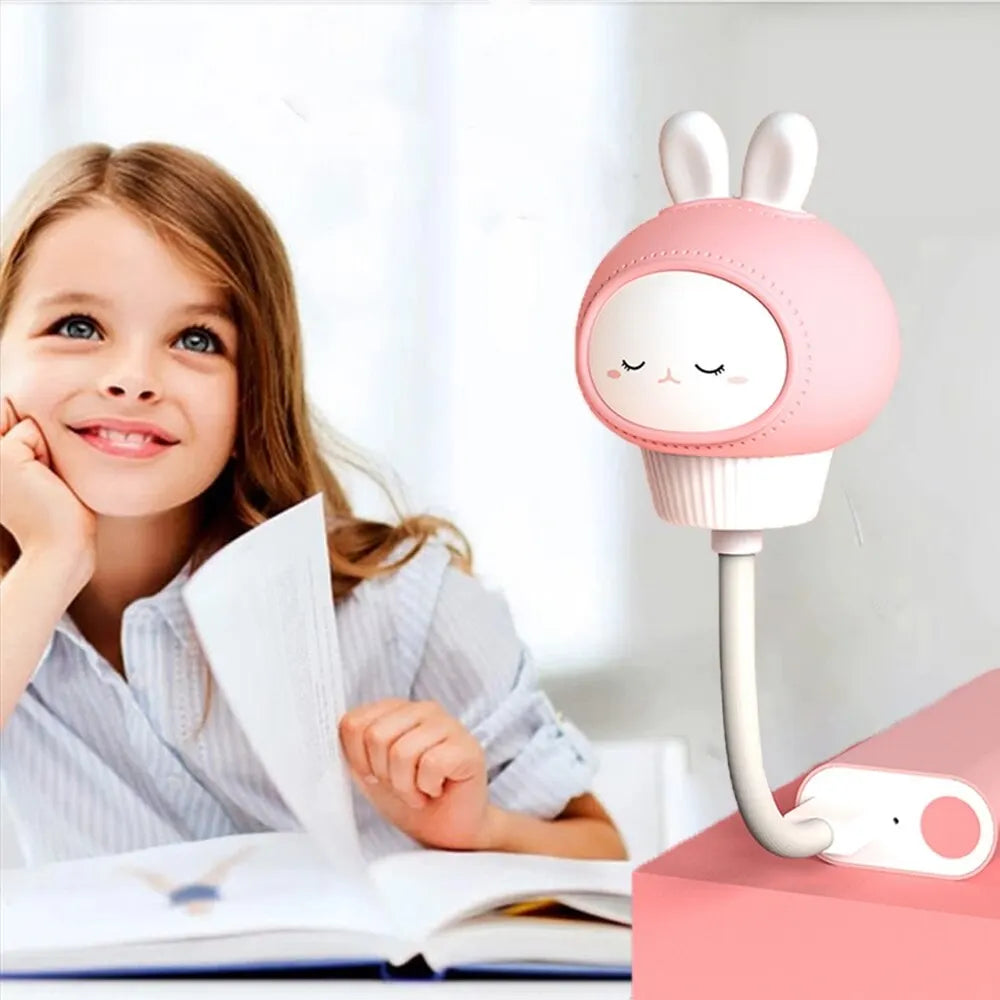 USB Night Light LED - Cute Cartoon Animal Lamp with Remote Control for Kids | Bear, Chick, & Kitten Bedside Decor