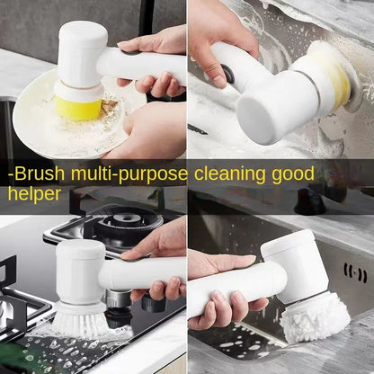 Wireless Electric Cleaning Brush - Handheld Power Scrubber for Kitchen & Bathroom