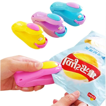 Portable Mini Heat Sealing Machine - Practical Food Clip for Kitchen Accessories & Gadgets