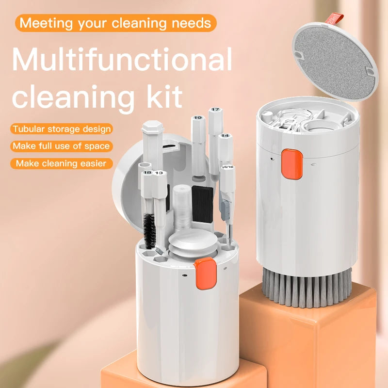 6/8/20 in 1 Multi-Purpose Digital Device Cleaning Tool Set – Mobile Phone, Headset, Laptop & Keyboard Cleaning Brush with Dust Remover