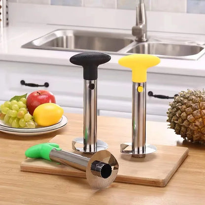 Stainless Steel Pineapple Slicer & Peeler – Easy-to-Use Fruit Cutter for Perfect Pineapple Rings