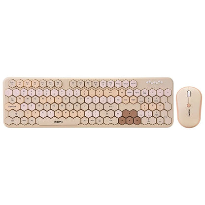 Wireless Diamond Keyboard and Mouse Combo - Cute Irregular Key Design for PC, Laptop & Desktop - Fashionable Office Accessory