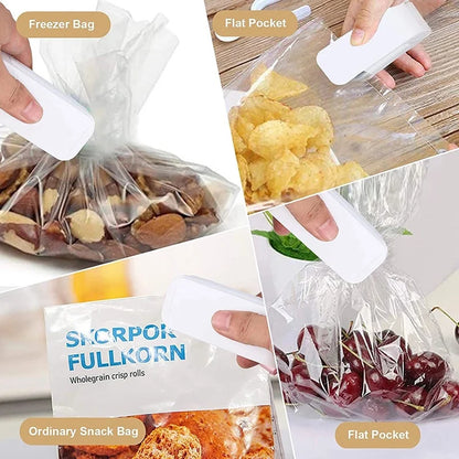 Portable Mini Heat Bag Sealing Machine - Thermal Plastic Food Packaging Sealer for Freshness