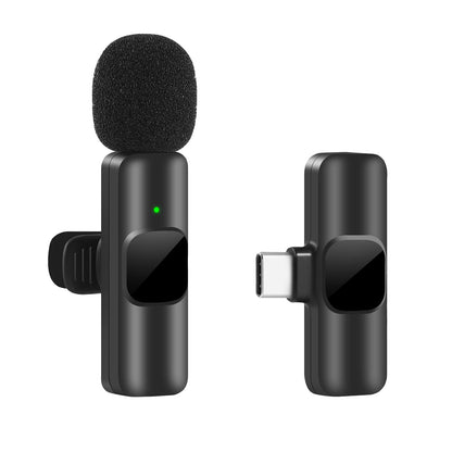 Wireless Lavalier Microphone – Portable Mini Mic for iPhone, Android, Live Streaming, Gaming, and Phone Video Recording