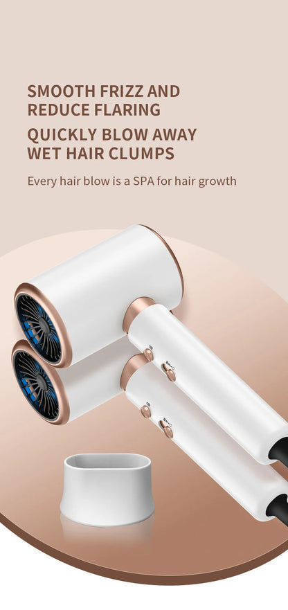 High-Speed Electric Turbine Hair Dryer – 2000W Low Noise, Quick-Drying Hair Care with Constant Temperature for Home & Salon Use