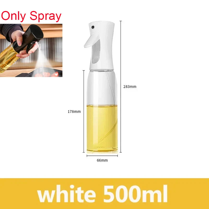 500ml Dual-Purpose Oil Spray Bottle – Leak-Proof Olive Oil Sprayer for Cooking, Baking, BBQ, and Air Fryer Use