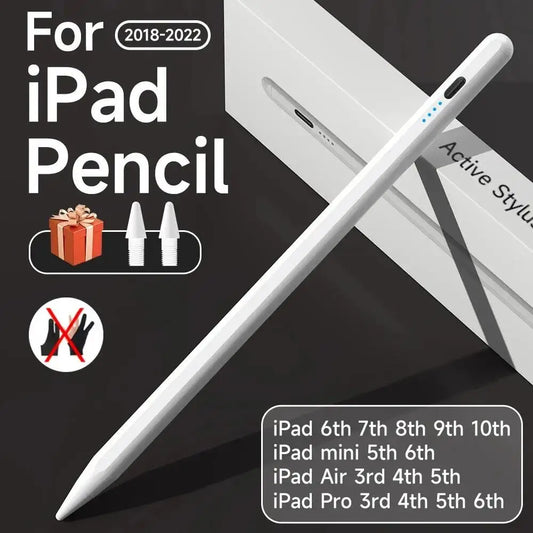 Apple Pencil 2 iPad Stylus with Palm Rejection, Fast Charging, Magnetic Suction for iPad Pro, Air, Mini (2018-2022 Models)