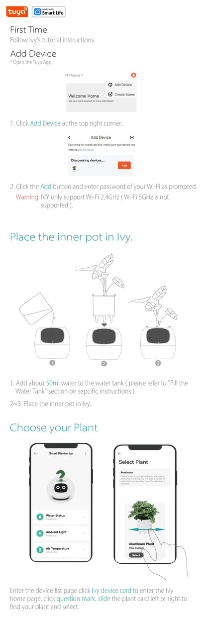 Ivy Smart Planter – The Ultimate AI-Powered Plant Care Gift!