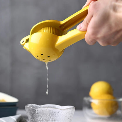 Manual Lemon Squeezer – Aluminum Alloy Hand-Pressed Juicer for Oranges & Lemons | Portable Kitchen Tool