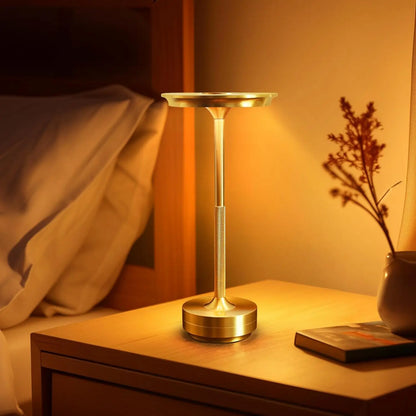 Rechargeable Touch Table Lamp - Wireless Desk Lamp for Reading, Home, and Outdoor Décor - Creative Gift Idea