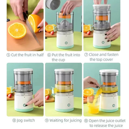 Extractor Fully Automatic Fruit Juicer – Portable USB Juicing Machine with Residue Separation for Fresh, Healthy Juice