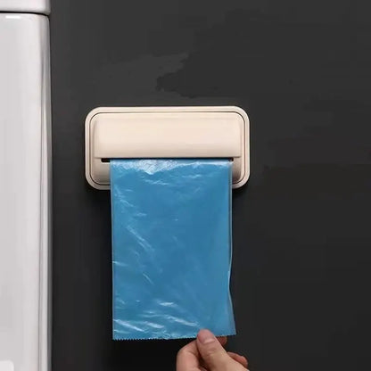 Wall-Mounted Garbage Bag Storage Box - Withdrawable Design, No Drilling Required