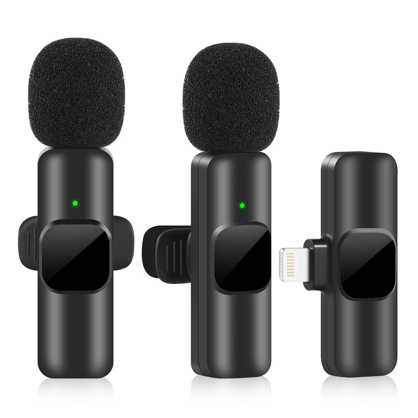 Wireless Lavalier Microphone – Portable Mini Mic for iPhone, Android, Live Streaming, Gaming, and Phone Video Recording