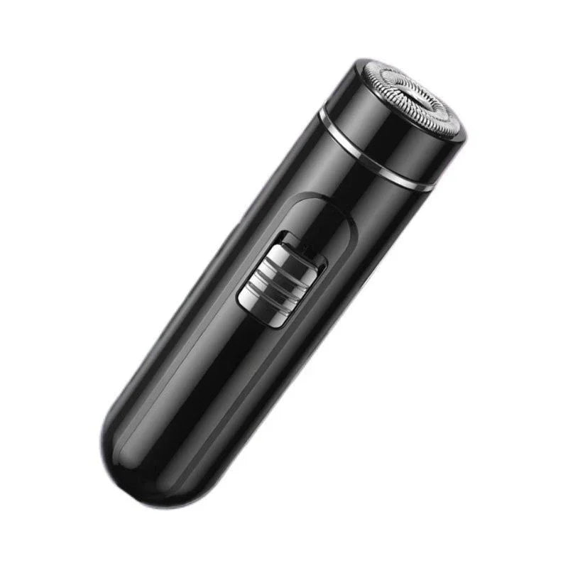 USB Rechargeable Electric Razor for Men - Wet & Dry, Compact Travel Shaver with One-Button Operation